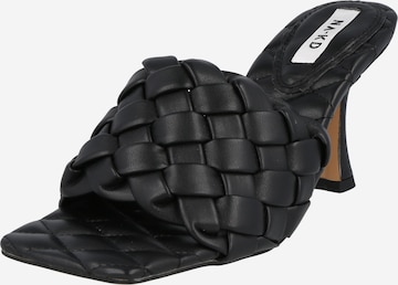 NA-KD Pantofle – černá: přední strana