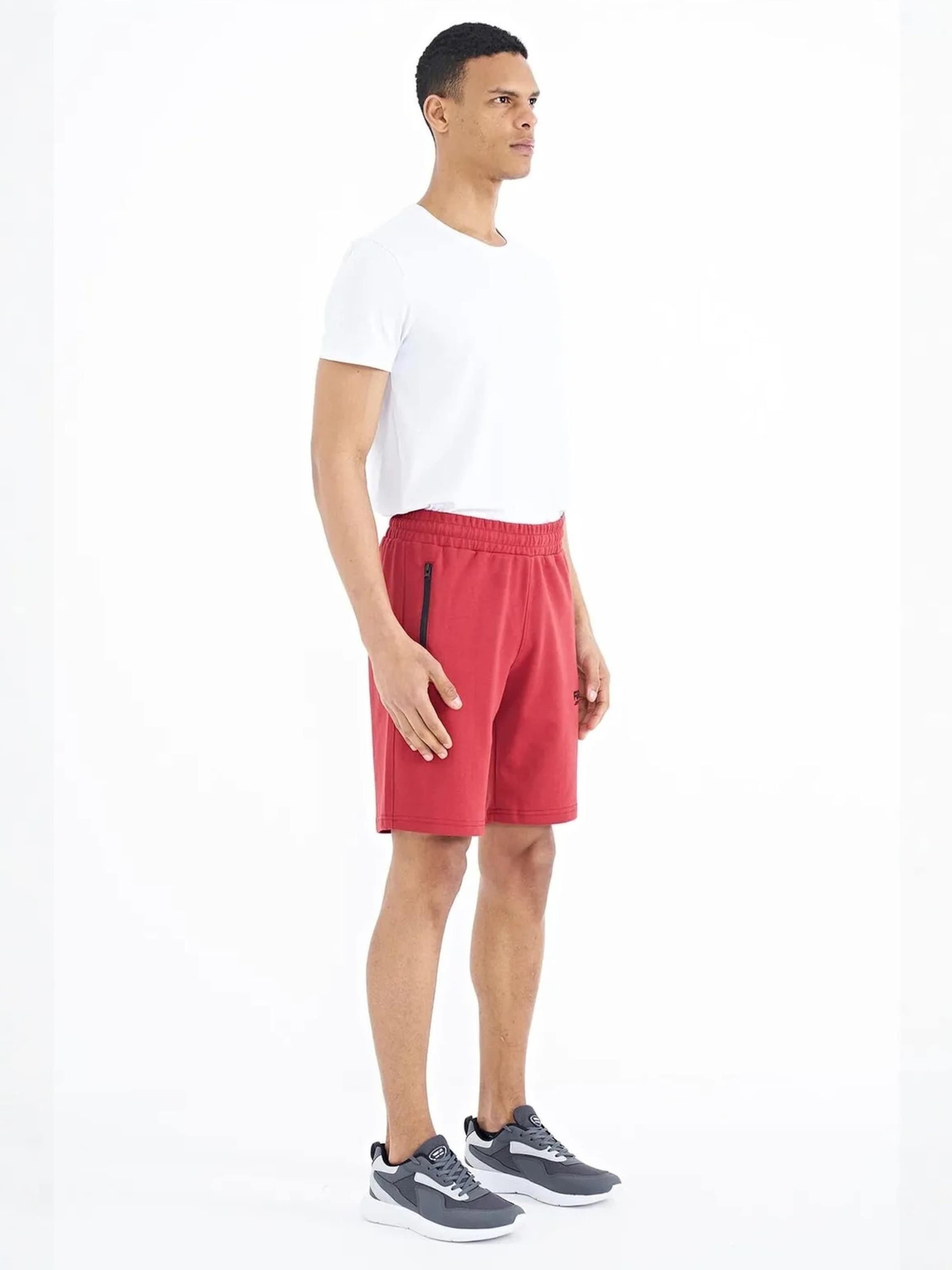 Regular Pantalon Tommy Life en rouge