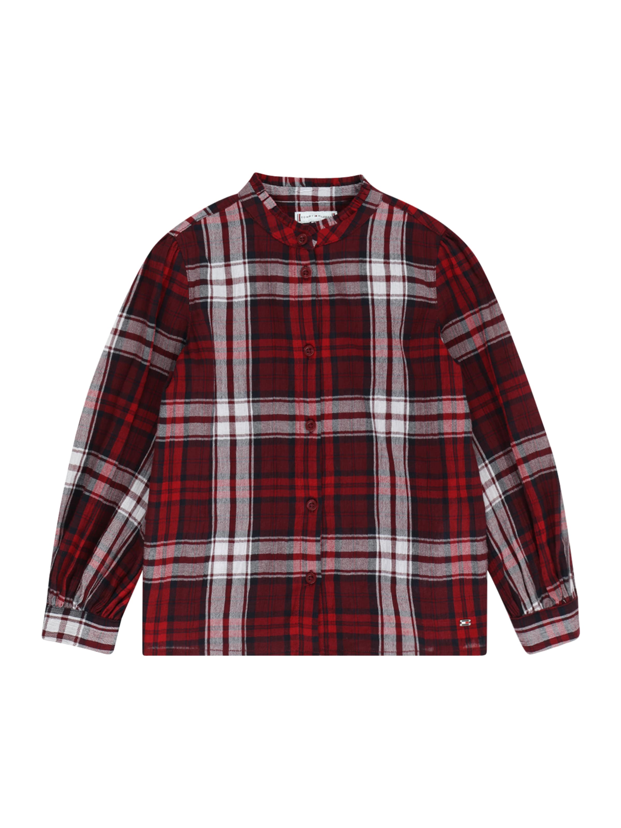 Chemisier 'TARTAN' TOMMY HILFIGER en rouge : devant