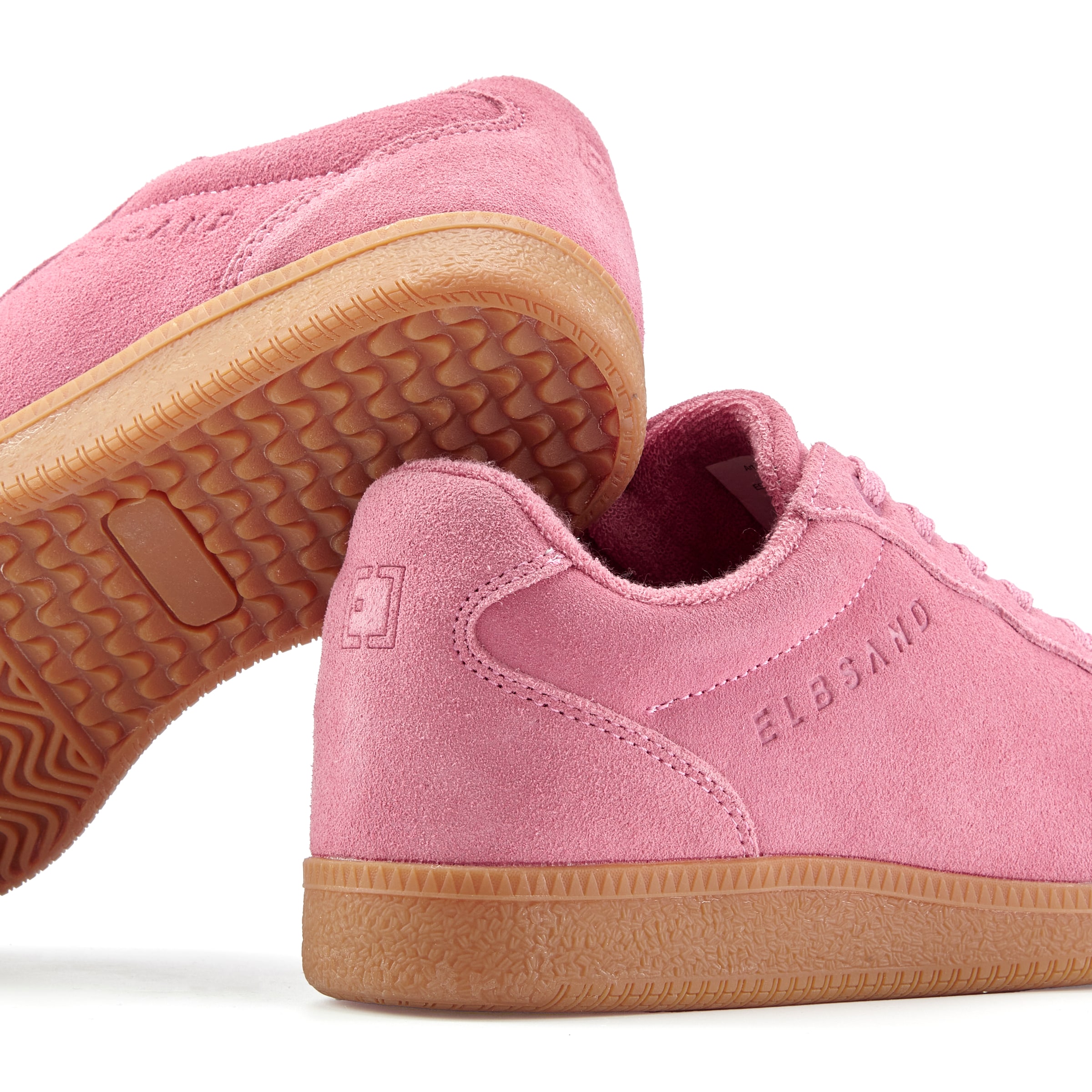 Baskets basses Elbsand en rose