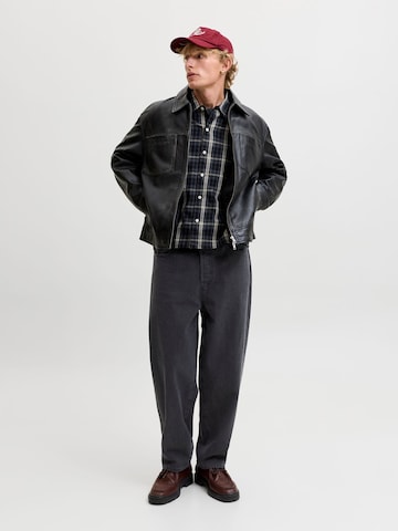 JACK & JONES - Loosefit Vaquero 'JJIDAN JJCREW' en negro
