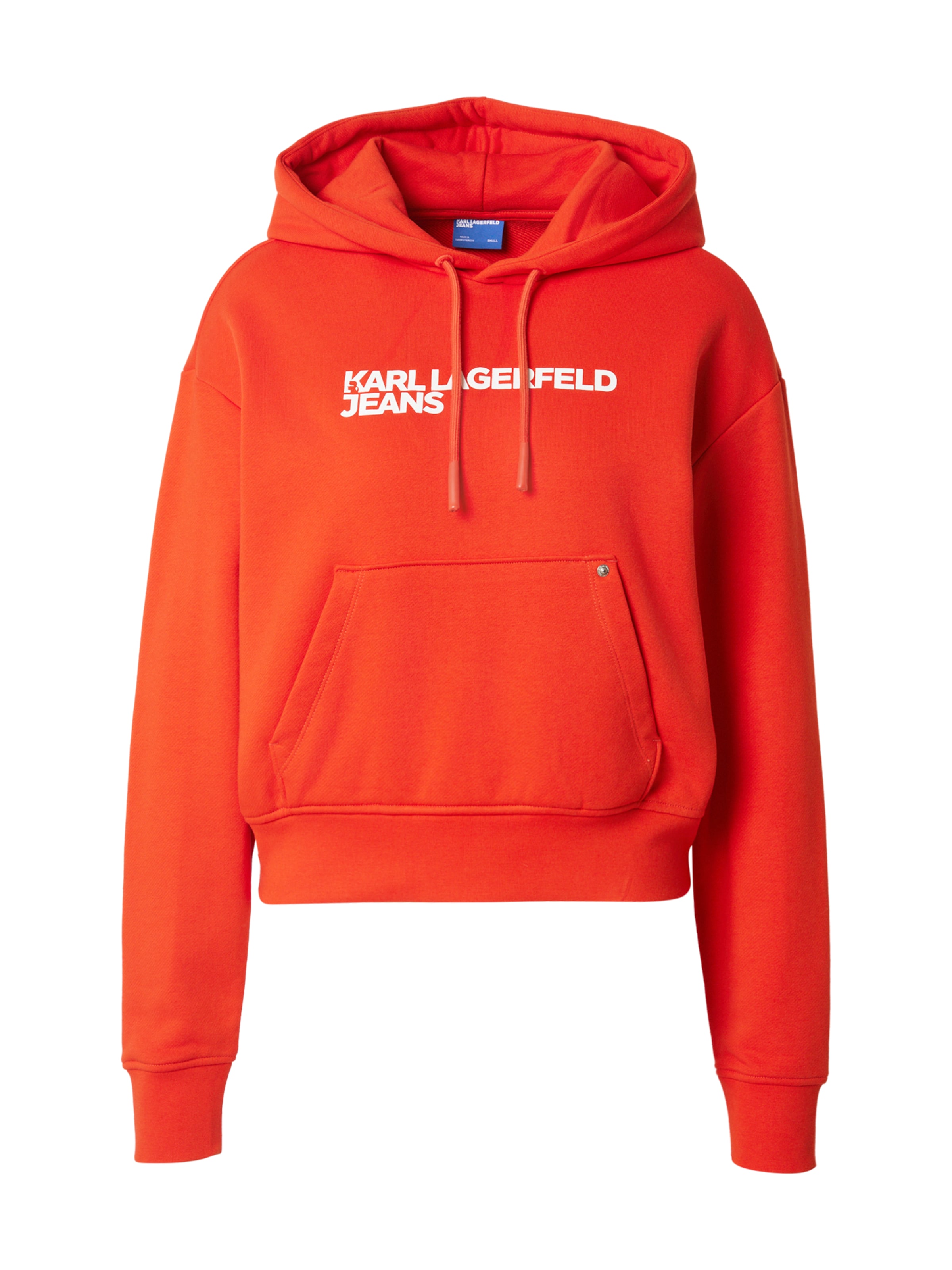 KARL LAGERFELD JEANS Mikina – oranžová: přední strana