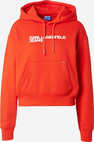 oranžinė KARL LAGERFELD JEANS Megztinis be užsegimo: priekis