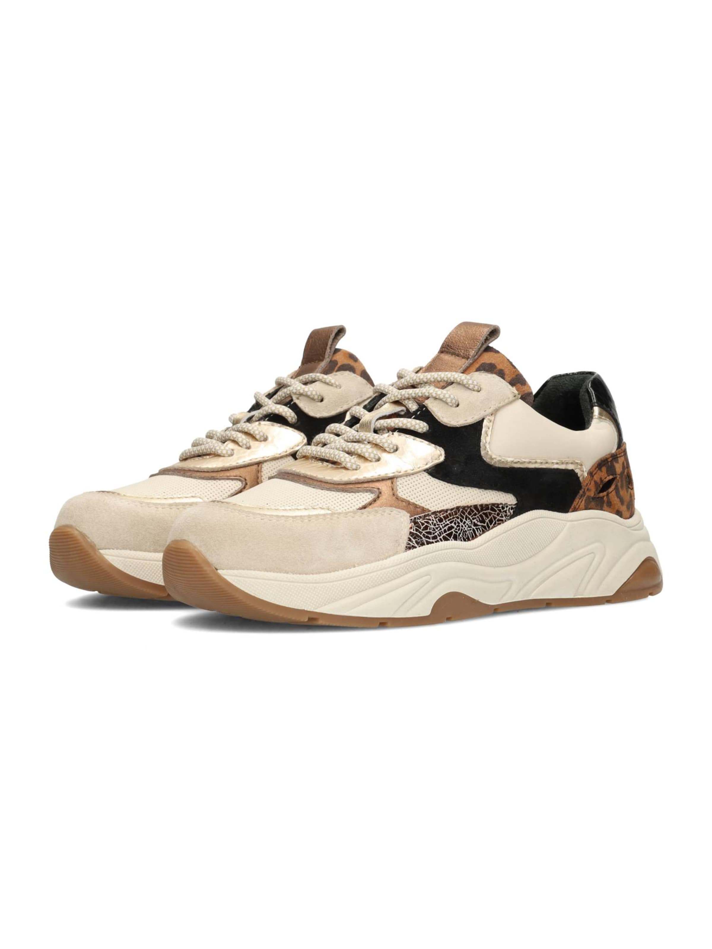 PS Poelman Sneakers laag 'IVA' in Beige