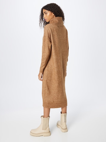 VILA Knitted dress 'Mathilda' in Brown