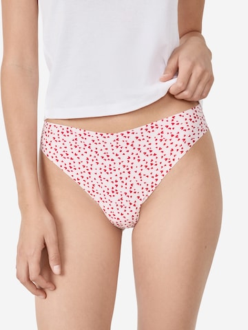 ETAM Thong in Purple: front