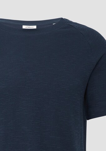 T-Shirt s.Oliver en bleu