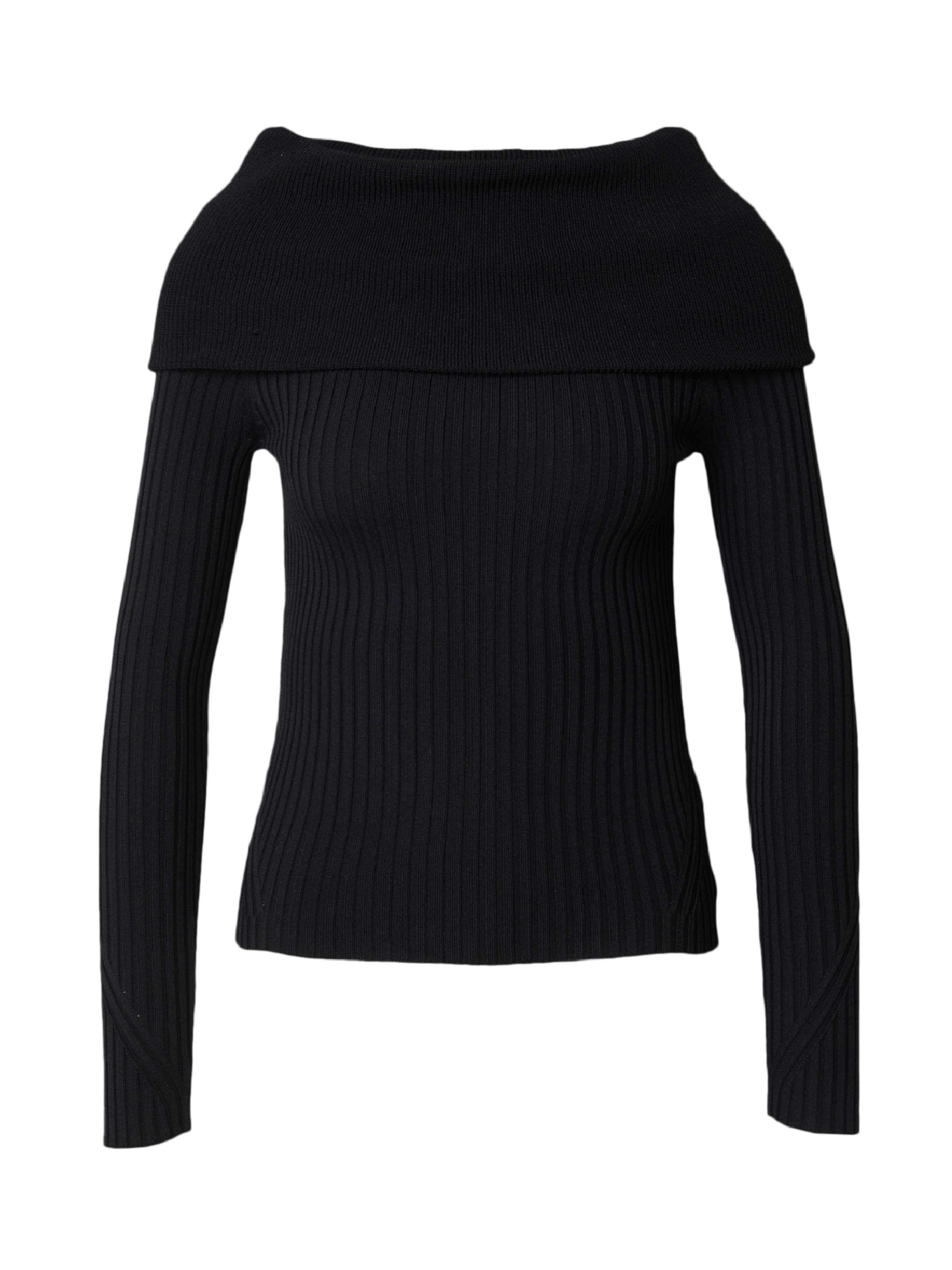 TOPSHOP Póló - fekete: elől