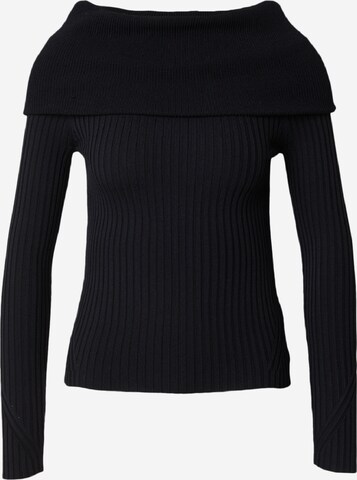 TOPSHOP Shirt in Black: front