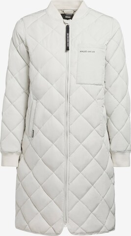 khujo Between-Seasons Coat in White: front