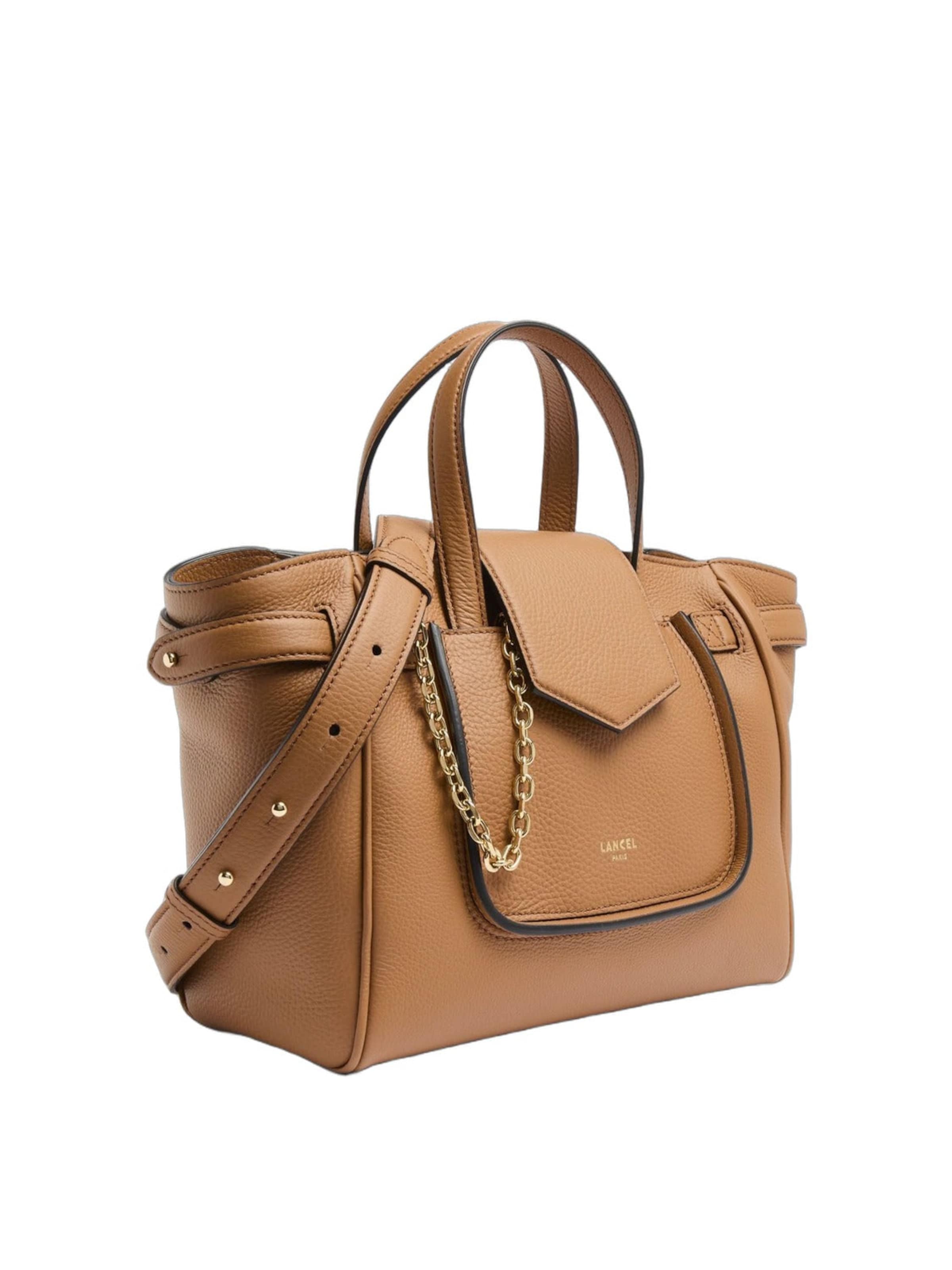 Lancel Дамска чанта 'Lancel Sac Carryall S THEA De Lancel Camel' в кафяво