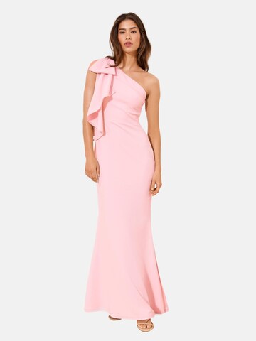 Robe de soirée Lipsy en rose : devant