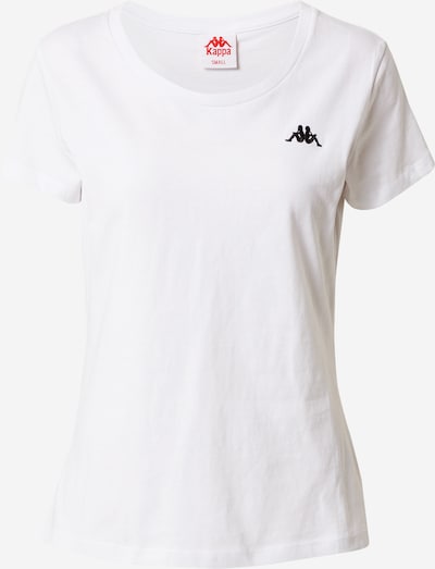 Tricou funcțional 'KANTRA' KAPPA pe negru / alb, Vizualizare produs