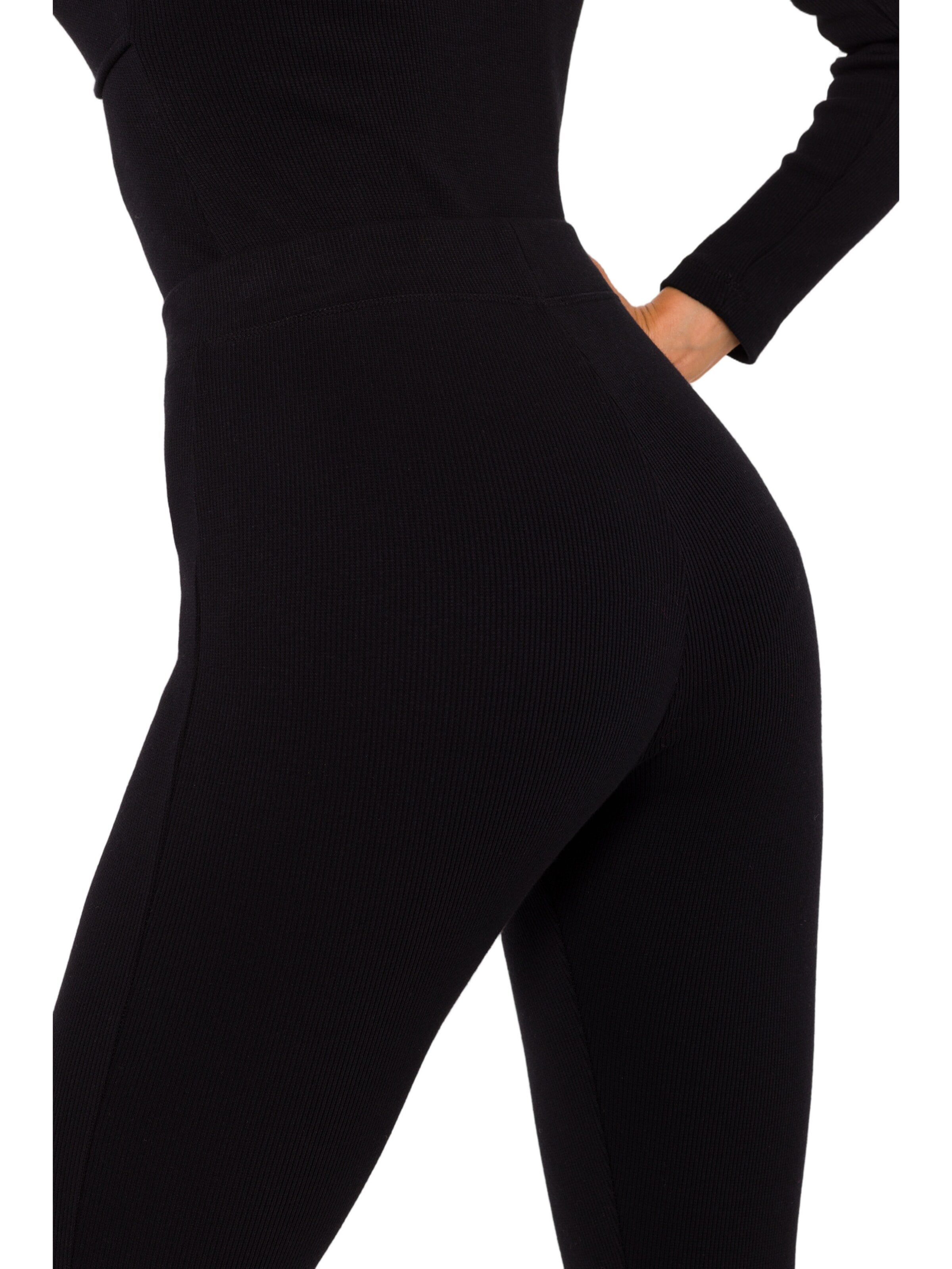 Skinny Leggings 'M816' de la made of emotion pe negru