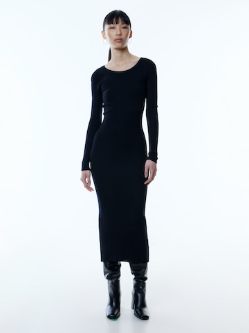 EDITED Knitted dress 'Oline' in Black