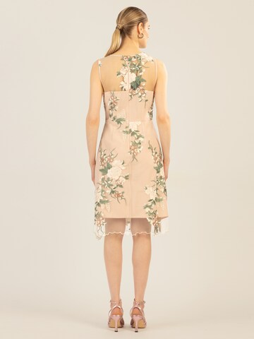 APART Cocktail Dress in Beige