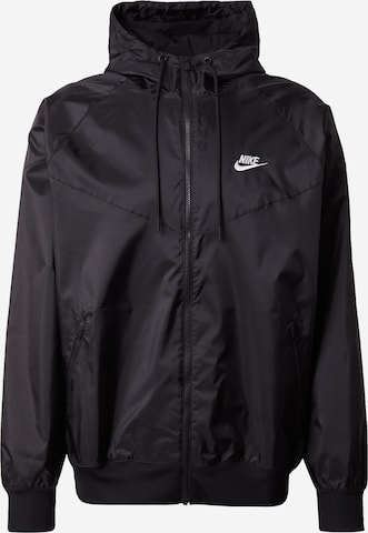 Giacca di mezza stagione 'Heritage Essentials' di Nike Sportswear in nero: frontale