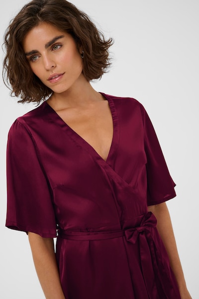 Kaffe Kjole 'KAAmara' i burgunder, Produktvisning