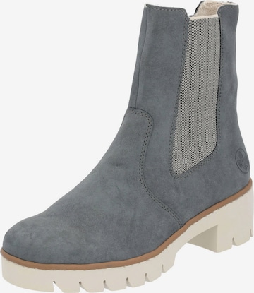 Boots chelsea di Rieker in blu: frontale