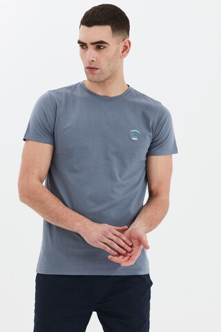 !Solid Shirt 'THORGE' in Blue: front