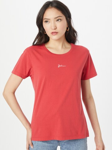 DENHAM T-Shirt 'EMMA' in Rot: predná strana