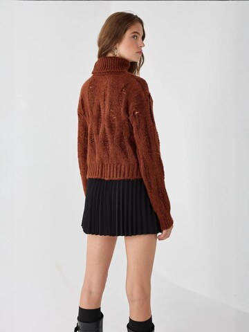 Hiccup Pullover in Braun