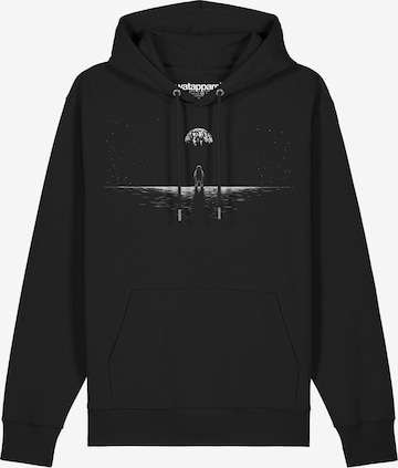 Watapparel Sweatshirt ' Lost in space ' in Black: front