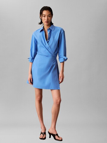 Calvin Klein Jeans Blousejurk in Blauw