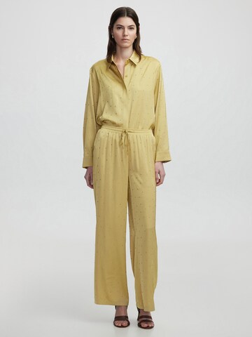 Wide Leg Pantalon Ipekyol en jaune