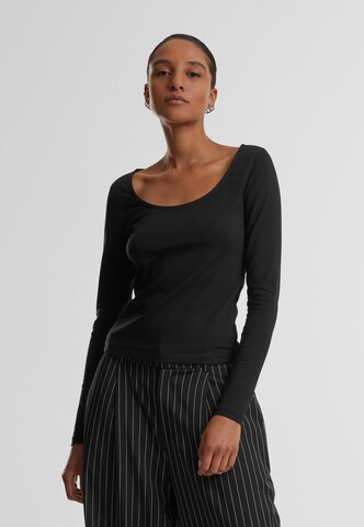 Urban Classics Shirt in Schwarz: Vorderseite