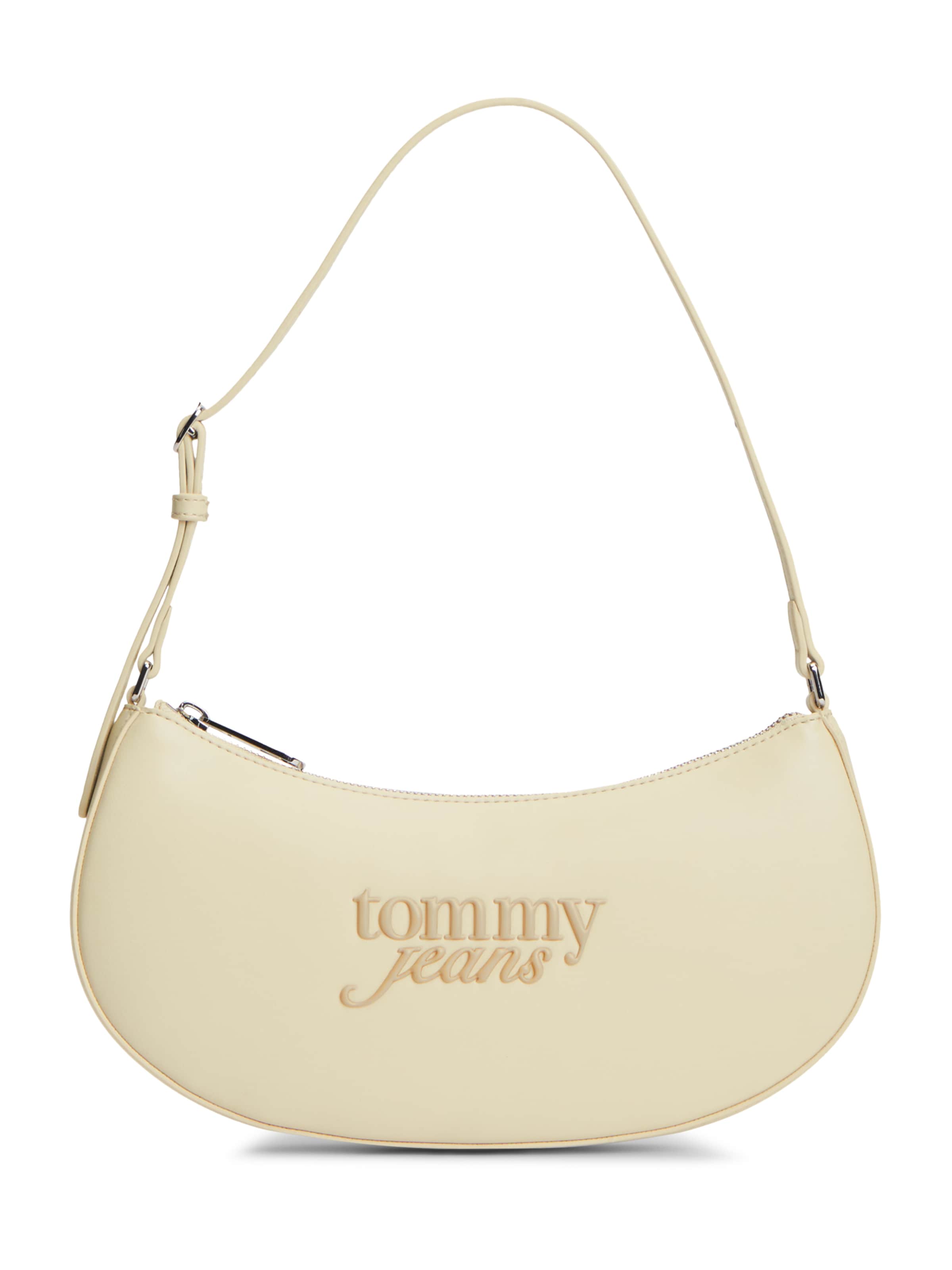 Tommy Jeans Olkalaukku 'MUST' värissä beige: etupuoli