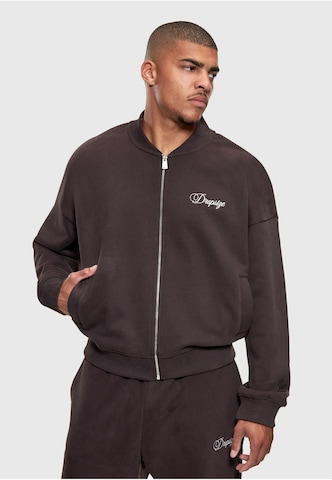 Giacca di felpa di Dropsize in marrone