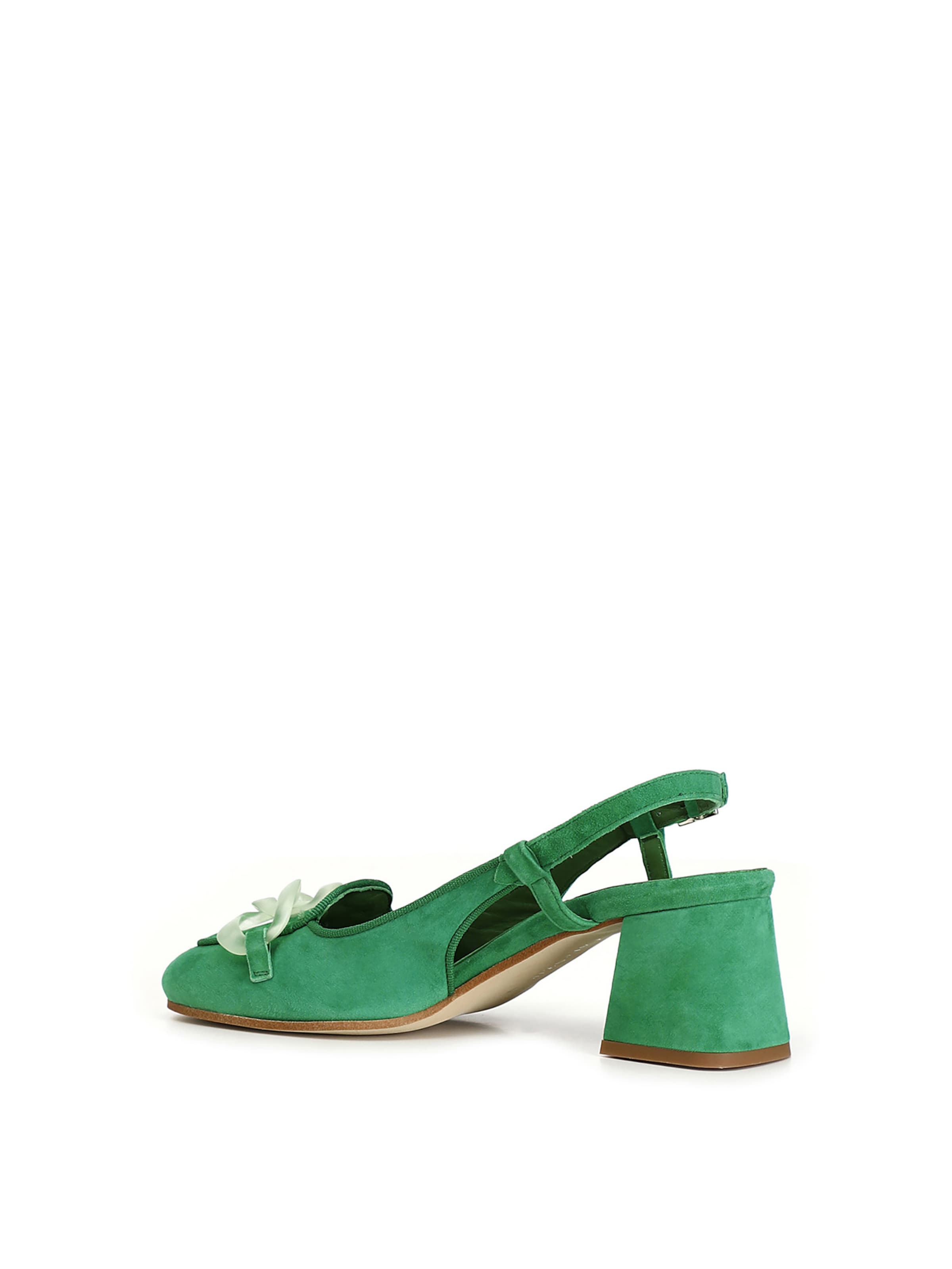 CAFè NOIR Slingpumps in Groen