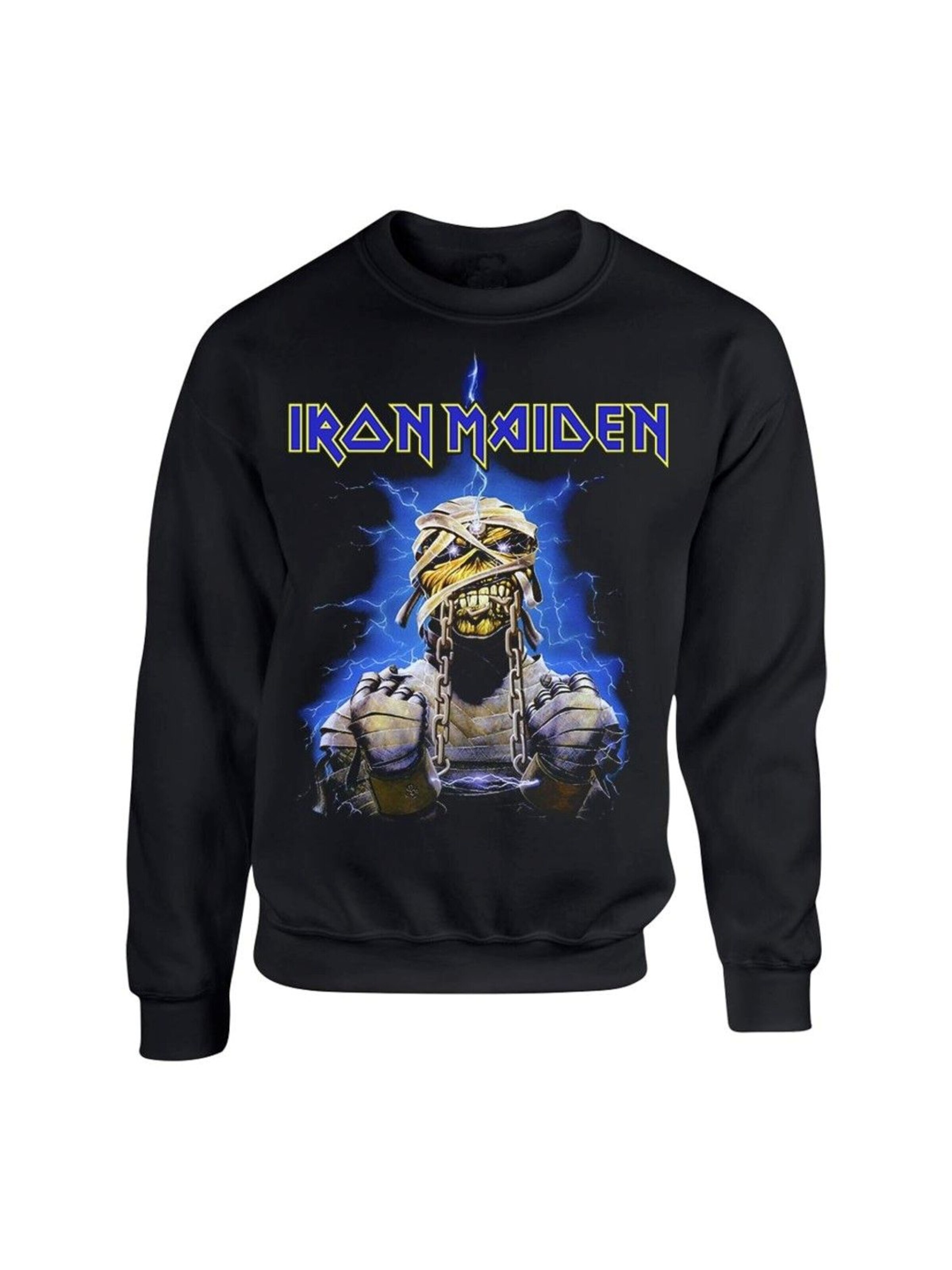 Iron Maiden Sweatshirt 'Iron Maiden Mummy Back  Sweatshirt' i svart