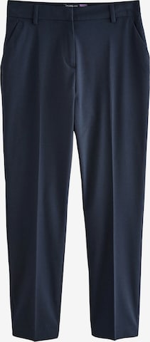 Coupe slim Pantalon à plis Next en bleu : devant