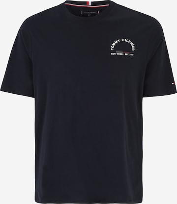 Tommy Hilfiger Big & Tall T-Shirt 'Shadow' in Blau: predná strana