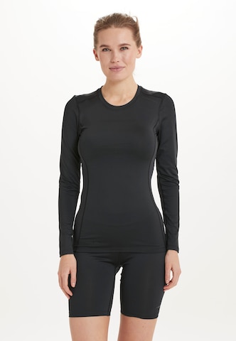 ENDURANCE Performance Shirt 'Power' in Black: front