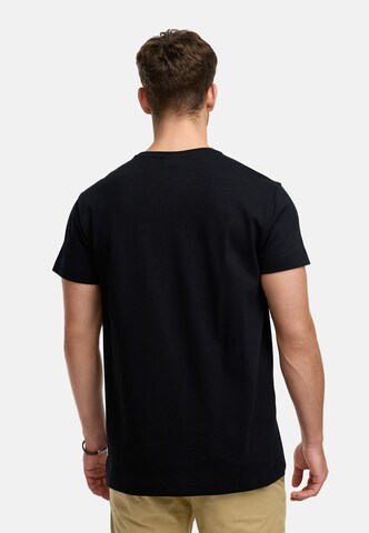 INDICODE JEANS Shirt 'Sander' in Zwart