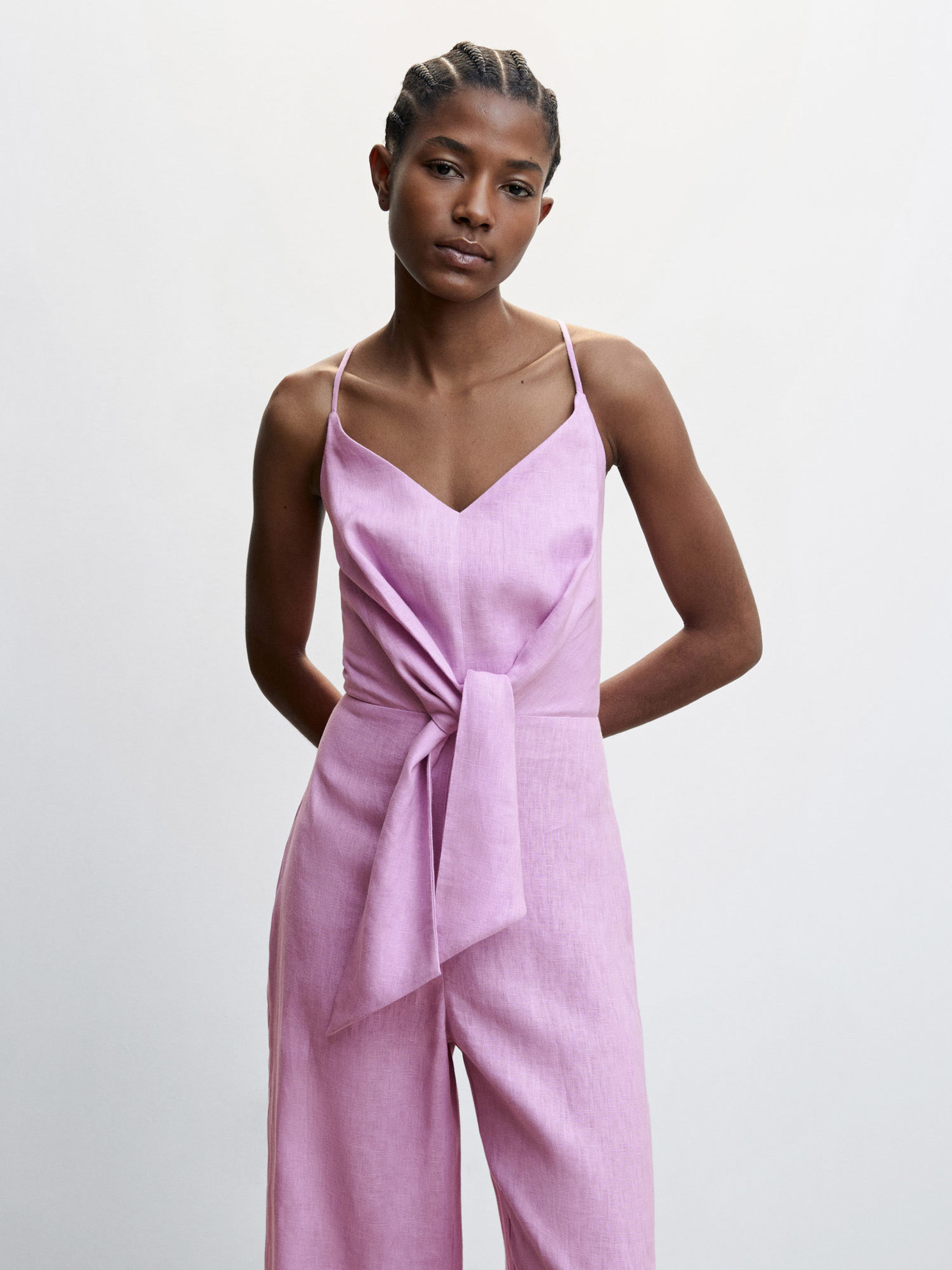 MANGO Jumpsuit Nalis in Lilac ABOUT YOU