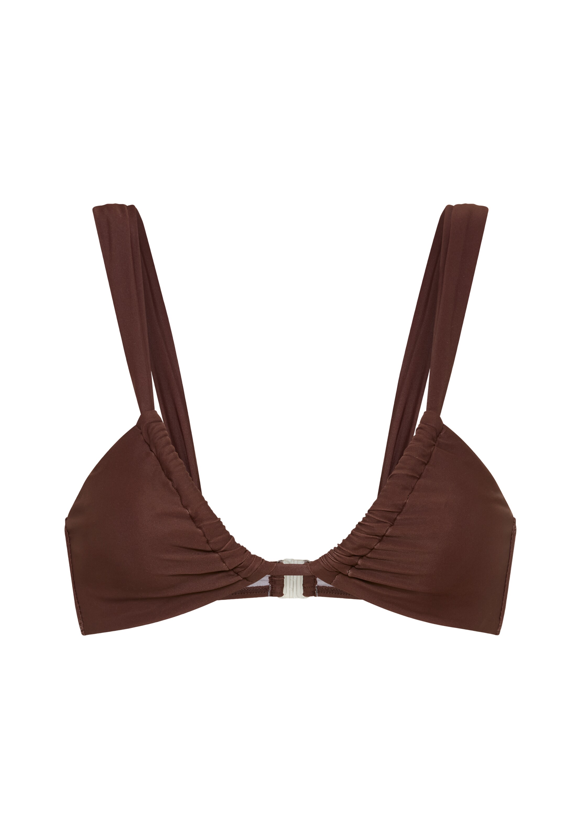 LSCN by LASCANA Bikinitop in Braun: Vorderseite