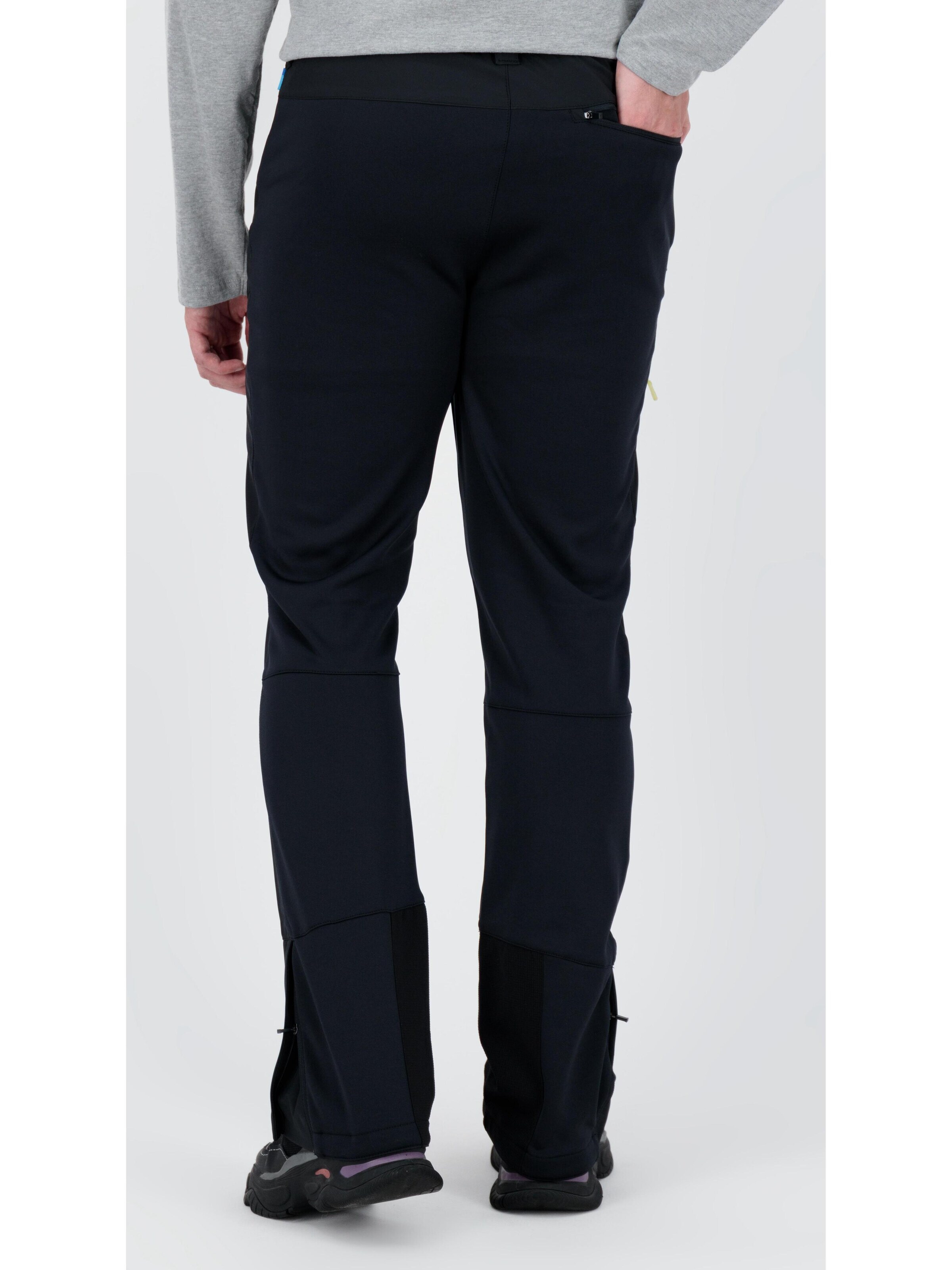 KILLTEC Slim fit Weatherproof pants 'KOW 48' in Black