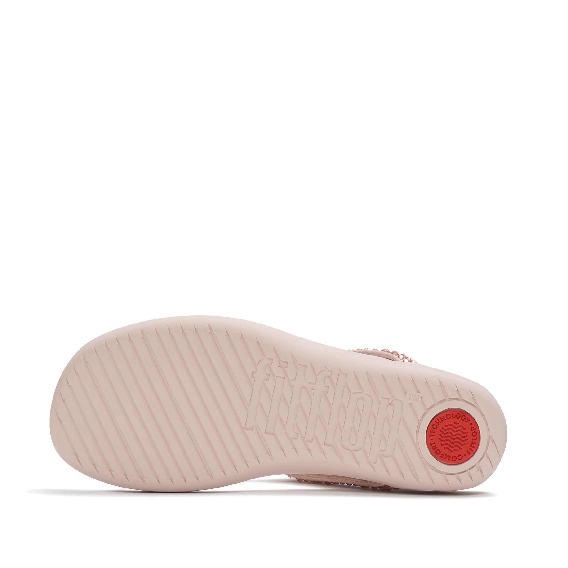 FitFlop T-Bar Sandals in Beige