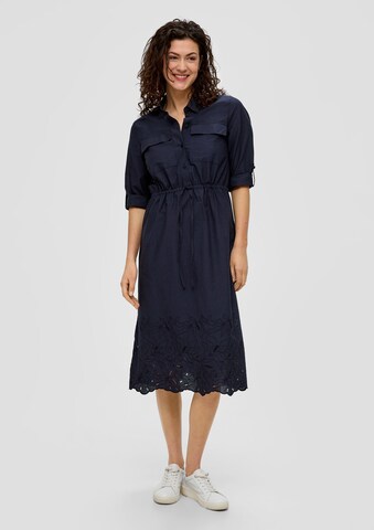 s.Oliver Blusenkleid in Blau: Vorderseite