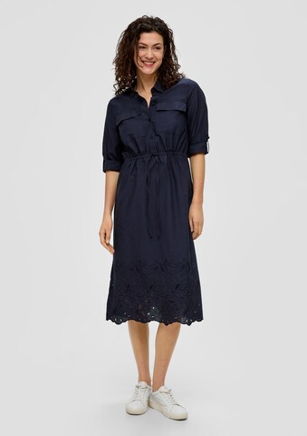 s.Oliver Shirt Dress in Blue: front