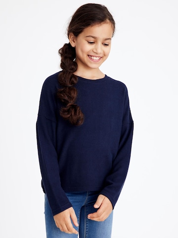 Pull-over 'Victi' NAME IT en bleu : devant