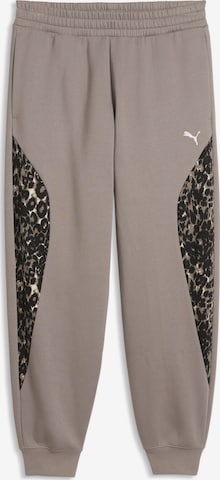 Regular Pantalon de sport PUMA en beige : devant