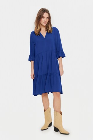 SAINT TROPEZ Kleid 'Eda' in Blau