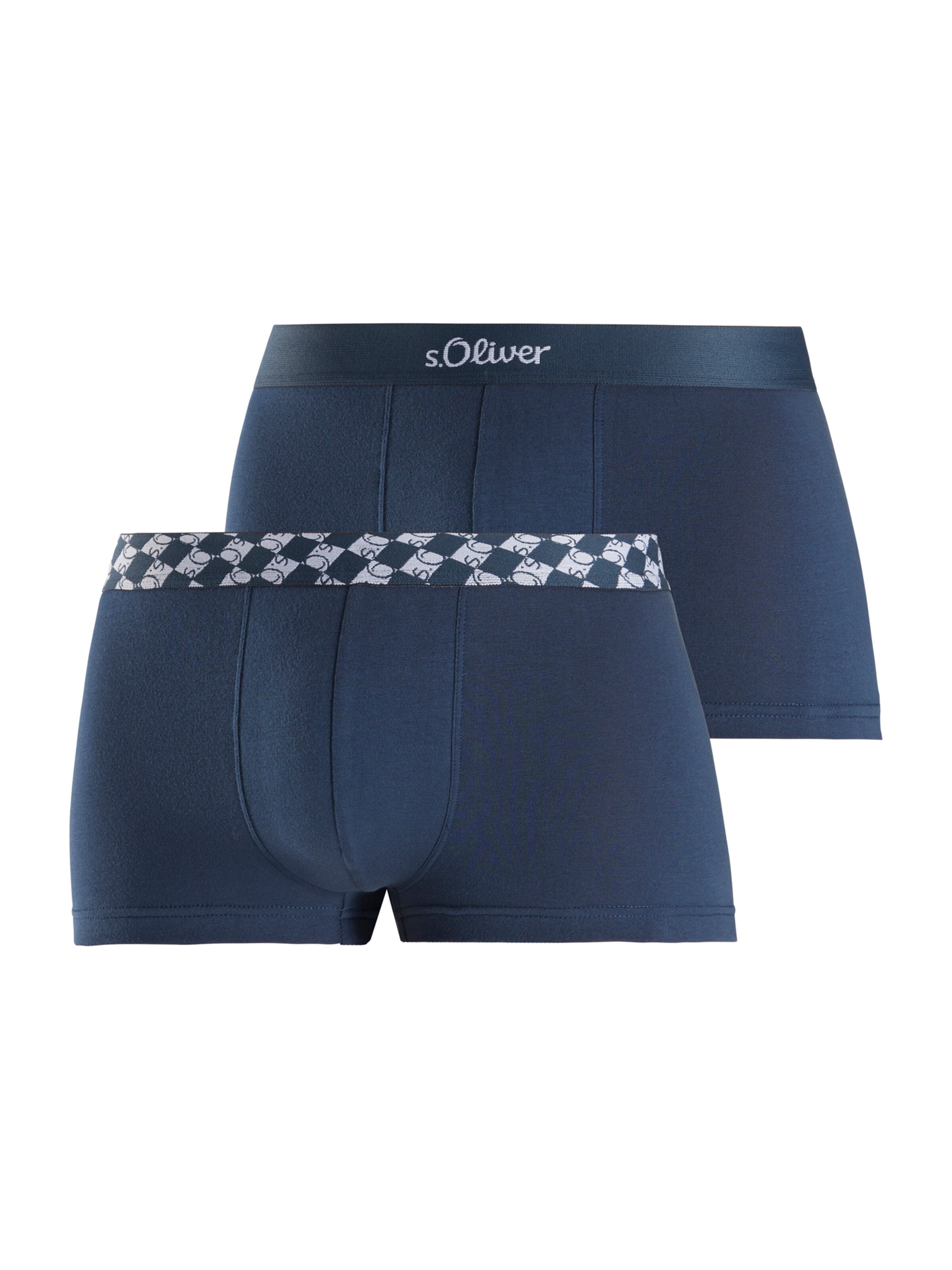s.Oliver Boxer shorts in Blue: front