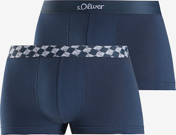 s.Oliver Boxershorts i blå: framsida