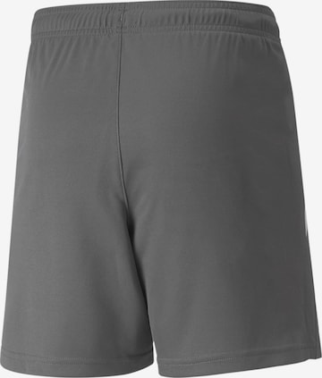 PUMA Regular Sportshorts 'TeamLiga' in Grau